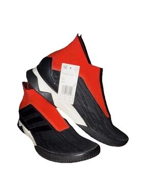 adidas Predator Tango 18+ AQ0603 Black Red White Athletic Sneakers  Top no Box